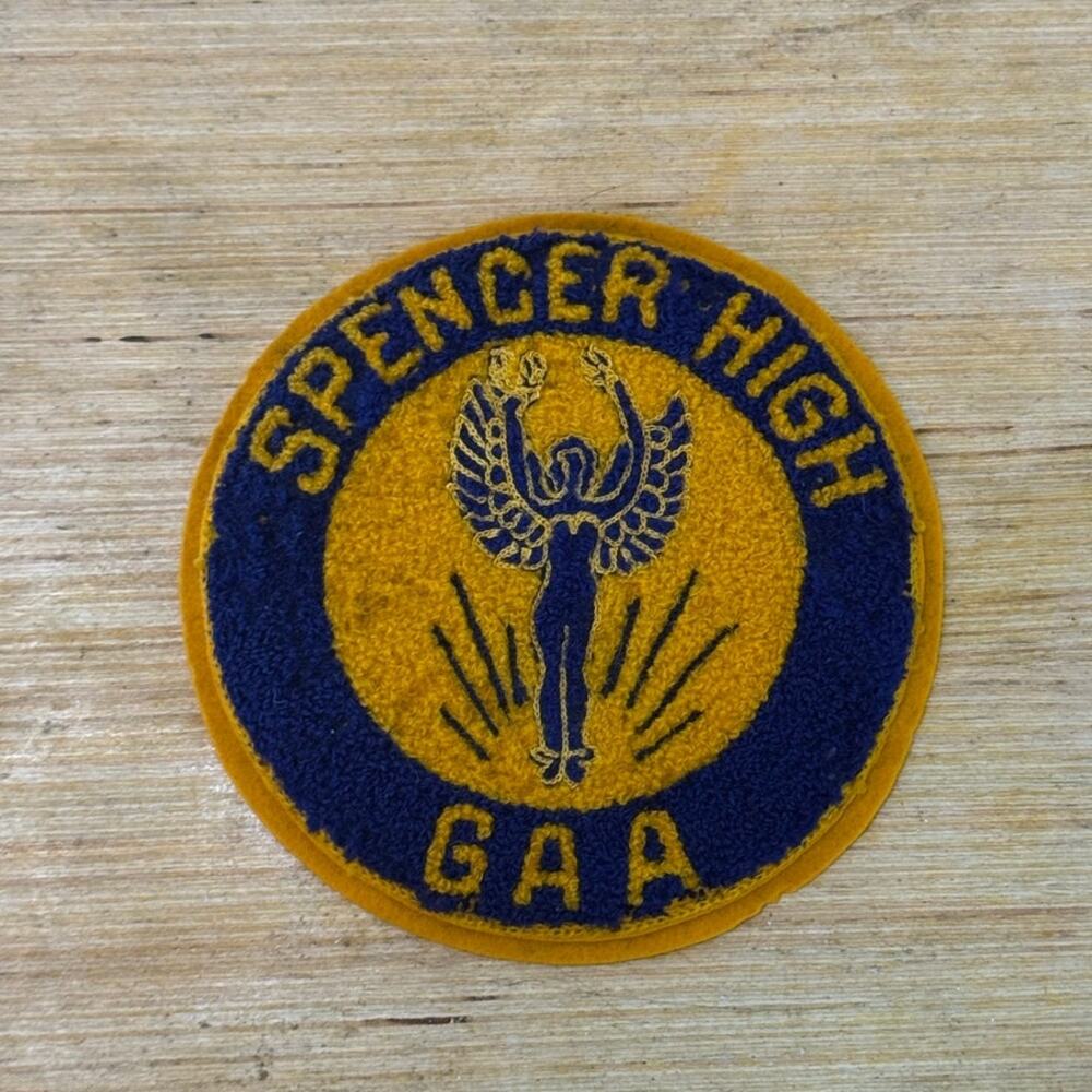 Vintage Varsity 5" GAA Patch Girls Athletic Association Lowe & Campbell Spencer